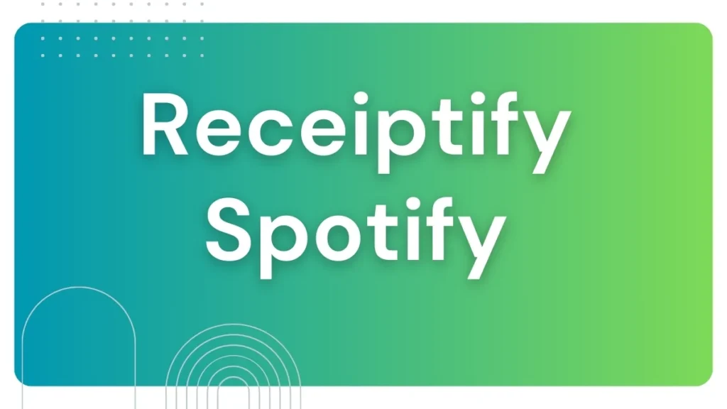 Receiptify Spotify